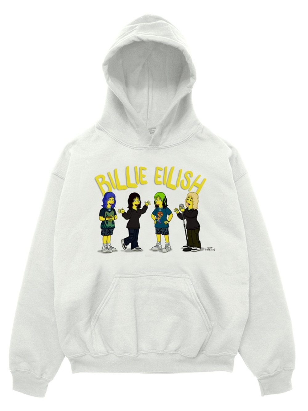 Limited edition Billie Eilish x The Simpsons Collectible Hoodie